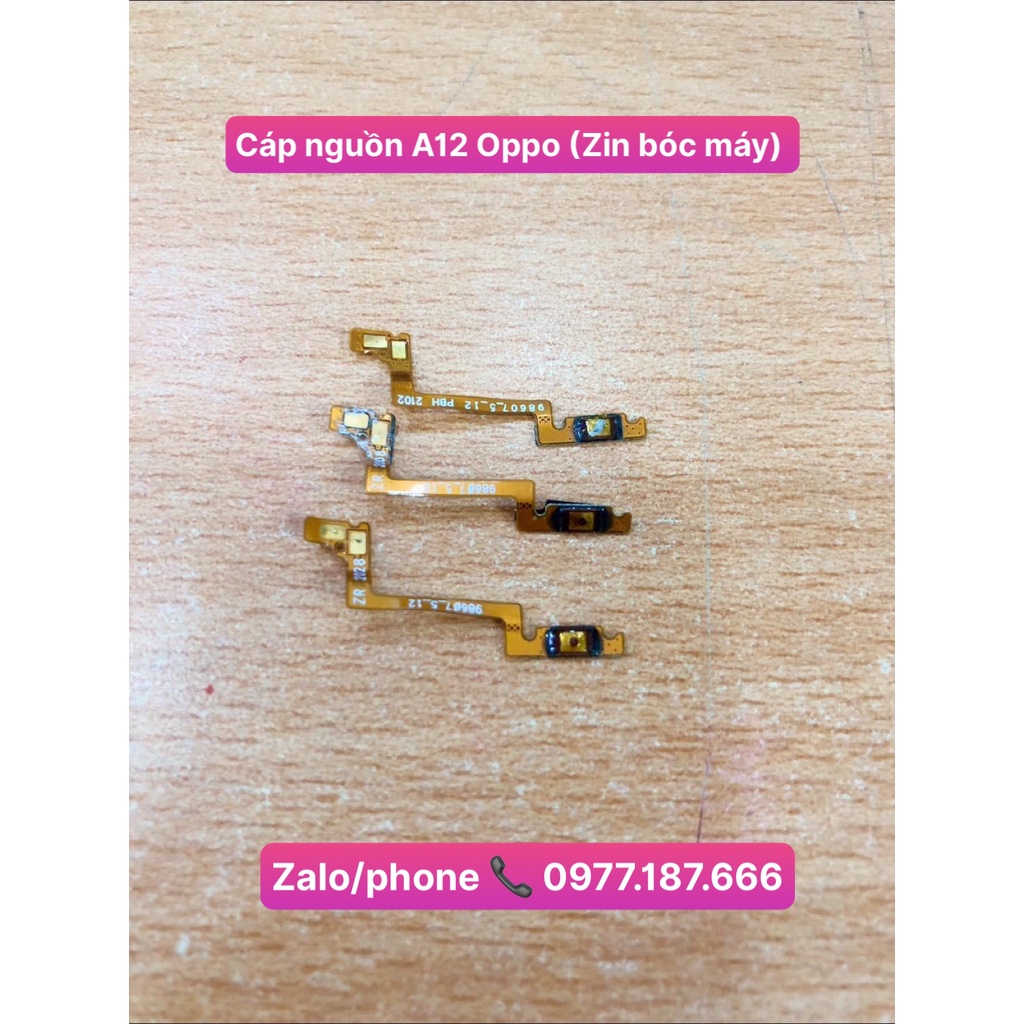 Cáp nguồn A12 Oppo