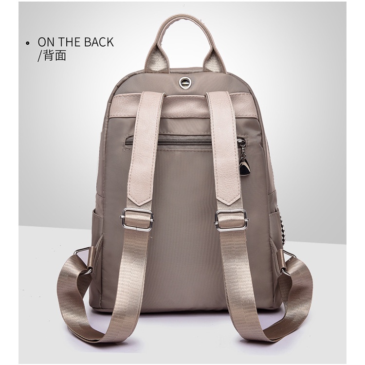 Ba Lô Vải Oxford Mềm Chất Lượng Cao Đa Năng Phong Cách Vintage Cho Nữ