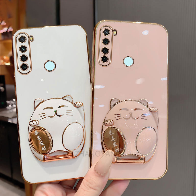 ốp lưng Redmi note 8 ốp điện thoại TPU Silicon Mềm Họa Tiết Mèo 3D Có Giá Đỡ Cho Redmi note 8
