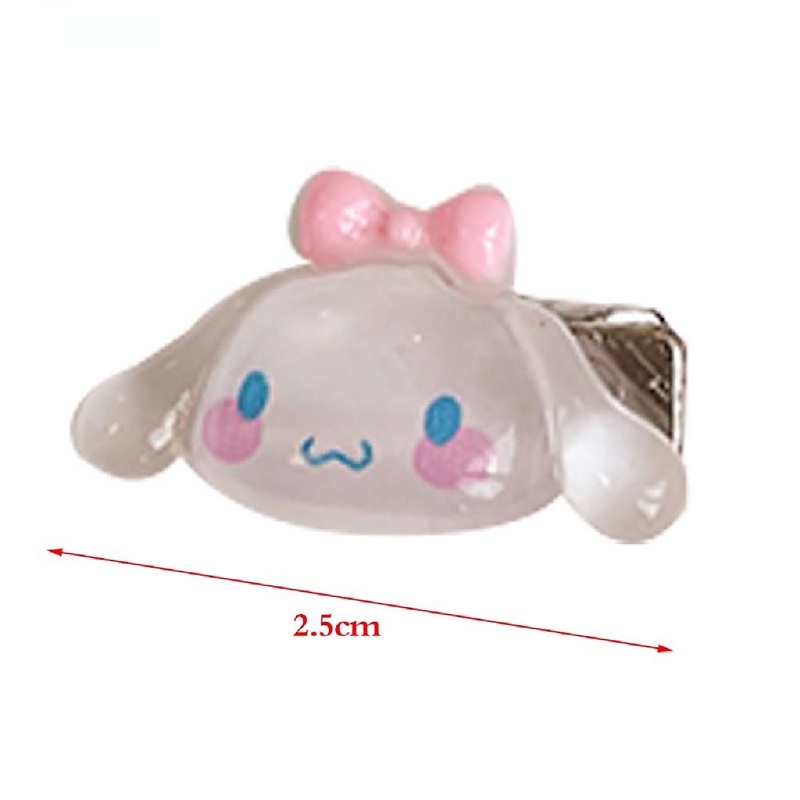 SANRIO Kẹp Tóc Mini Đa Năng Hình Sanrios Kuromi Melody Hoạt Hình Ngọt Ngào Dễ Thương Cho Học Sinh