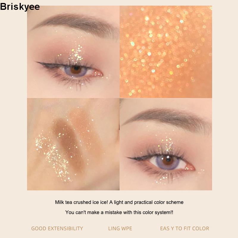 🎶2023 Bảng Phấn Mắt Màu Lì Và Màu Nhũ Kim Tuyến Trang Điểm Lâu Trôi