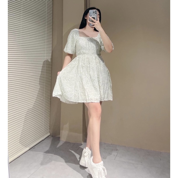 Đầm babydoll BY THE RIVER xuất Mỹ xịn đét full phụ kiện