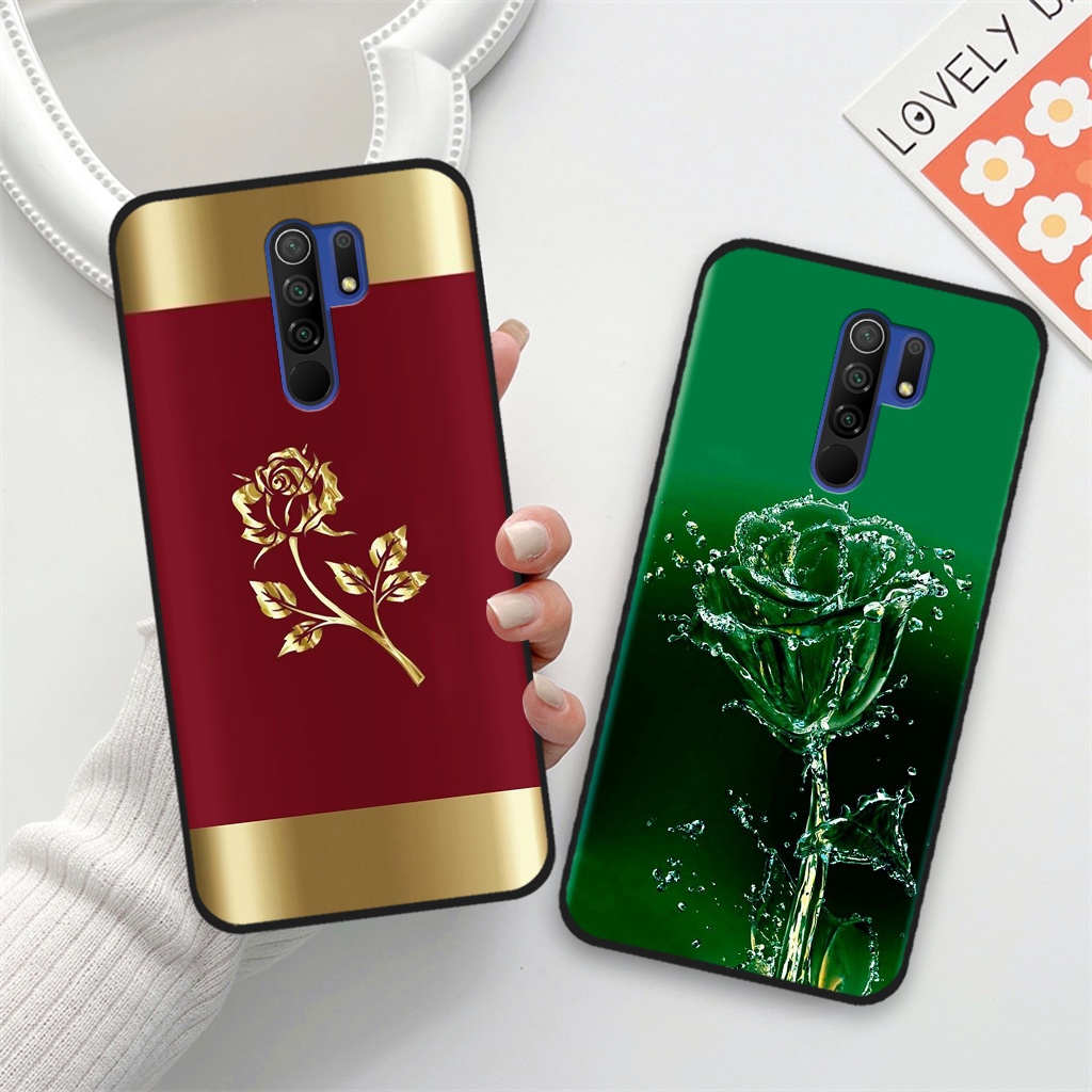 Ốp lưng Xiaomi Redmi Note 8 Pro / Redmi 9, ốp điện thoại xiaomi hình hoa, hươu nai sang trọng