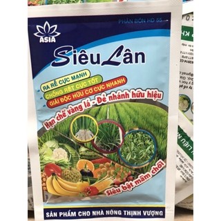 PHÂN BÓN cho hoa hồng , hoa lan HD 55 SIÊU LÂN. siêu bật mầm chồi , gói 25g