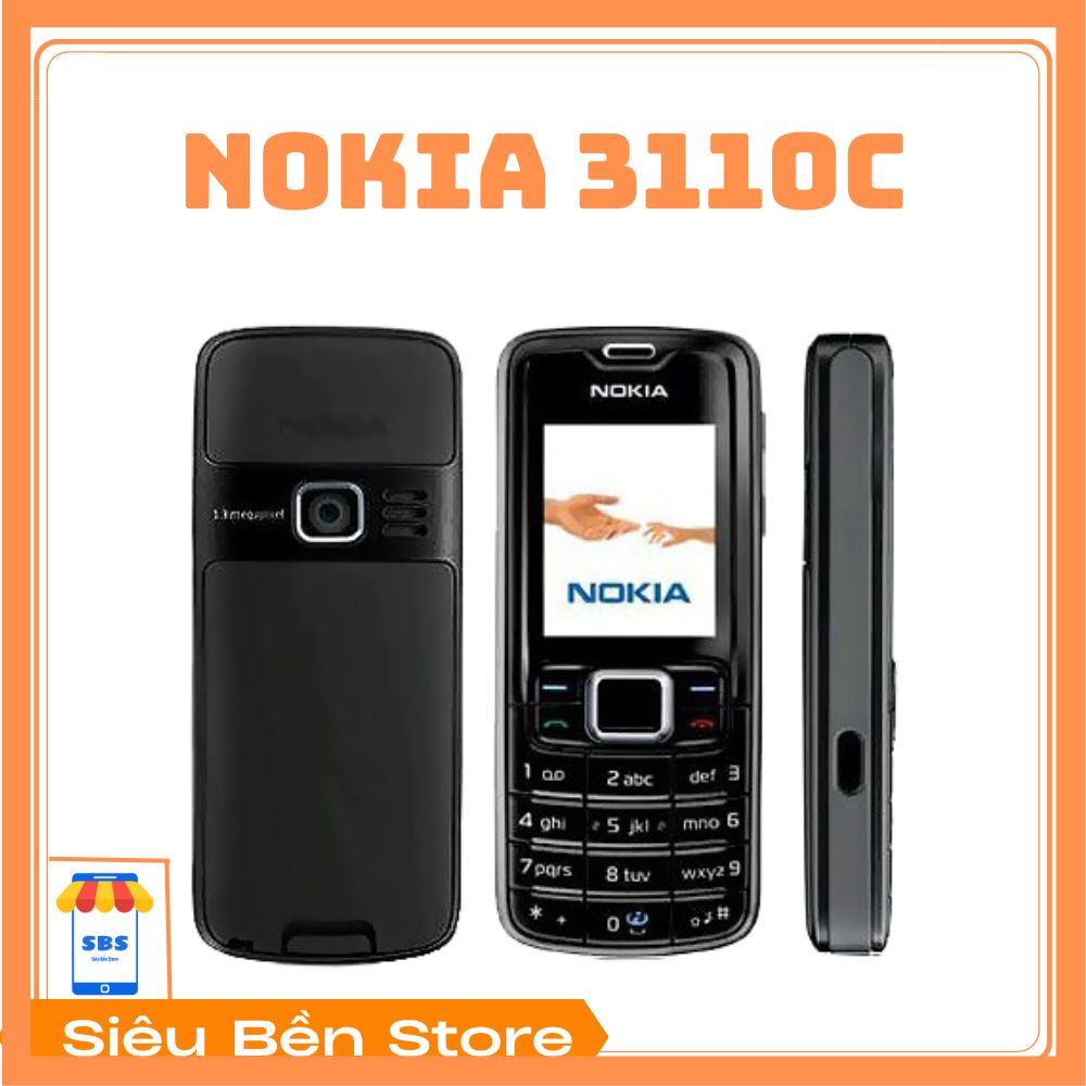 Điện thoại Nokia 3110c cục gạch pin trâu nghe gọi cực tốt