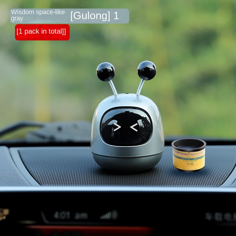 Robot Khuếch Tán Hương Thơm Gắn Điều Hòa Xe Hơi Dễ Thương Tiện Dụng