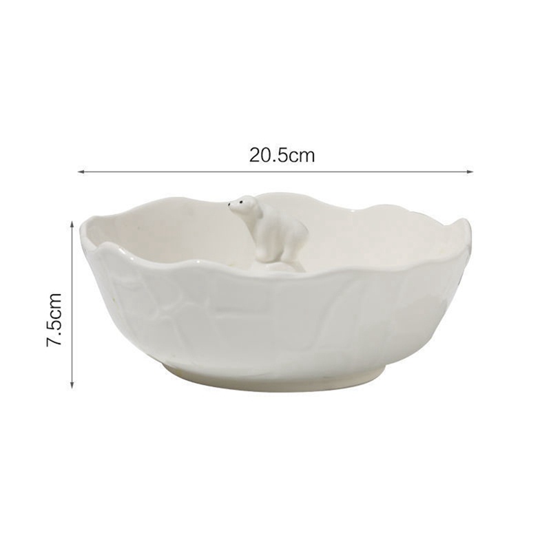 Tô Sứ Đựng Thức Ăn Màu Trắng Tiện Dụng Cho Nhà Bếp