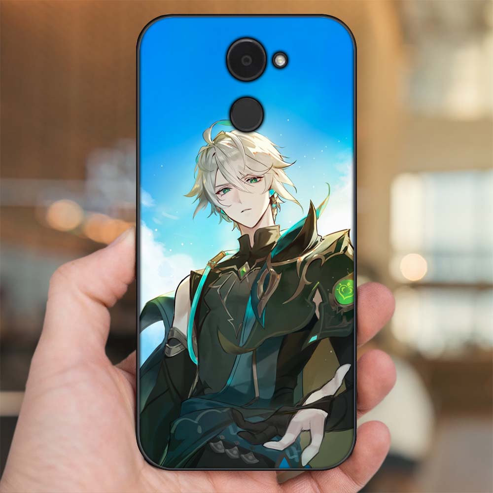 Ốp lưng Huawei Y7 Prime viền đen in hình Alhaitham Genshin Impact