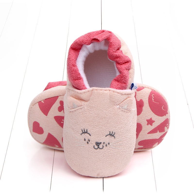 Giày Tập Đi Đế Mềm Chống Trượt Thời Trang Xuân Thu Cho Bé