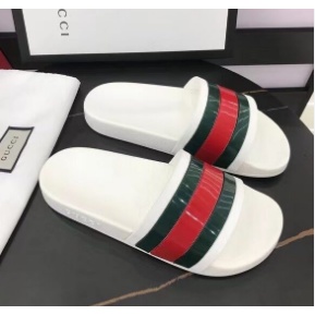 Dép nam nữ quai ngang Gucci đế cao 3 sọc cao cấp full box