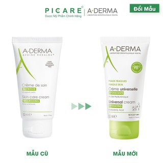 A Derma Kem Dưỡng Ẩm Hằng Ngày Cho Da Mỏng Manh Skin Care Cream 50ml