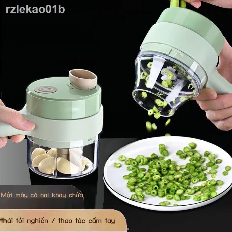 ✳ ┇✥Máy cắt rau đa chức năng tạo tác tỏi bùn tạo tác cắt rau bát bàn chải máy tất cả trong một máy cắt nguyên liệu máy k