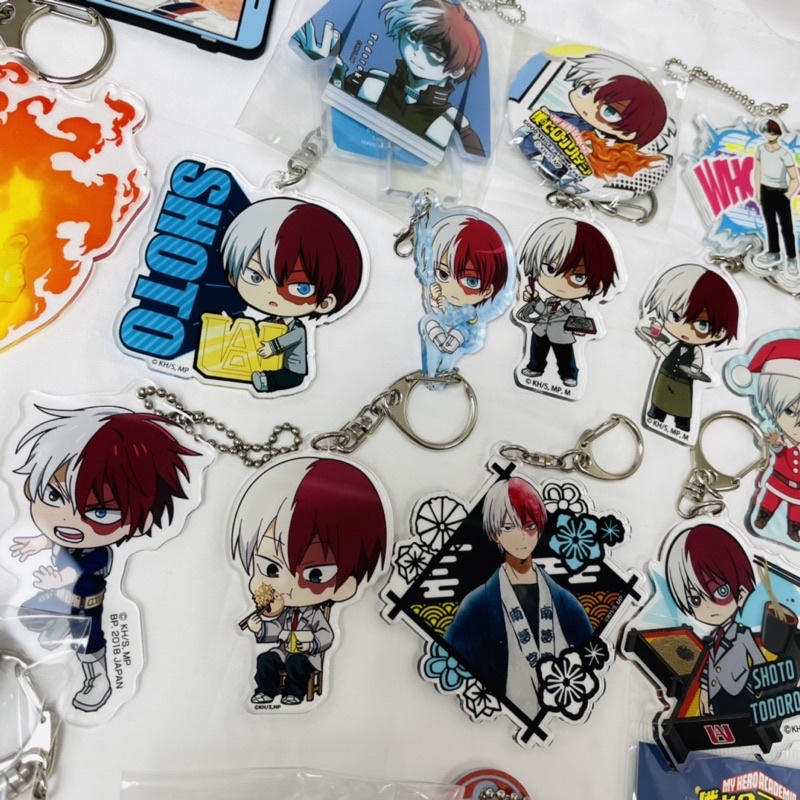Bộ móc khoá Shoto Todoroki Học viện siêu anh hùng MHA