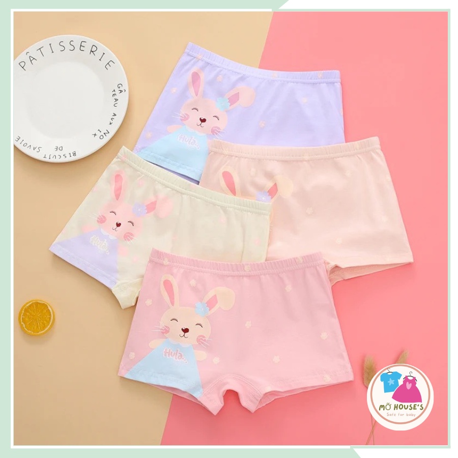 Quần chip bé gái, quần chip đùi cho bé, quần lót co dãn mặc thoải mái chất liệu cao cấp QCBG01