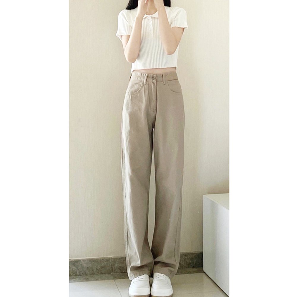 Quần ống suông basic BH668 chất kaki không giãn nhiều màu