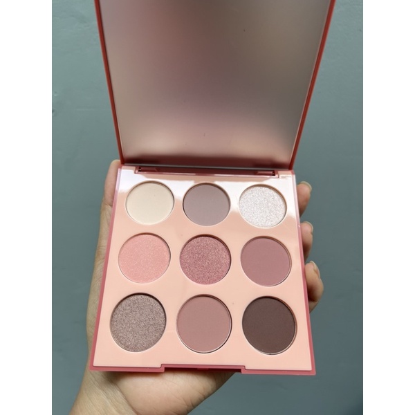 Bảng phấn mắt Morphe 9V Vintage Rose. 9 ô ly