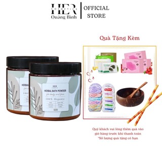 Tắm trắng thuốc bắc thảo mộc trắng da toàn thân chuẩn spa dạng hủ 300gr