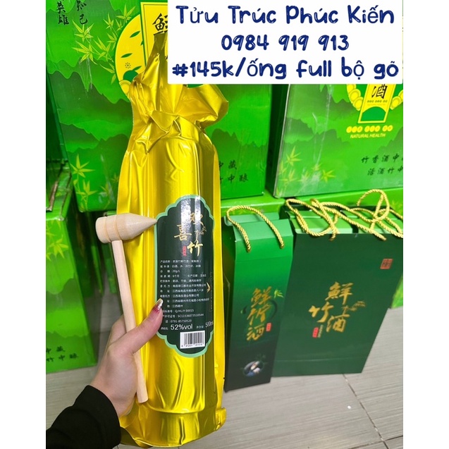 R.ượu ống tre Phúc kiến full bộ gõ, túi xách