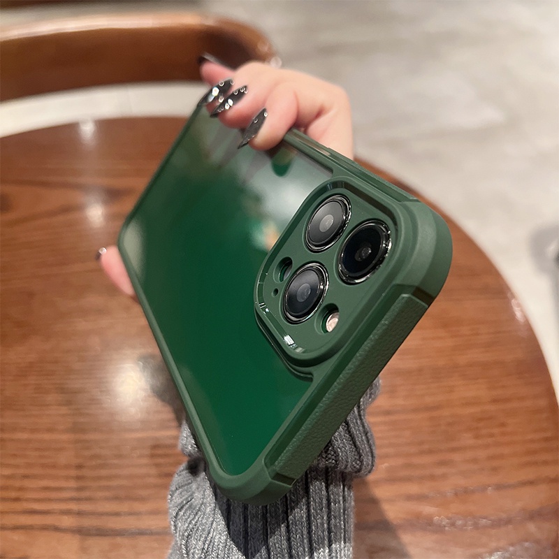 Ốp Điện Thoại Cứng Trong Suốt Chống Rơi Cho iPhone 14 13 12 11 Pro Max 14 Plus X XR Xs Max