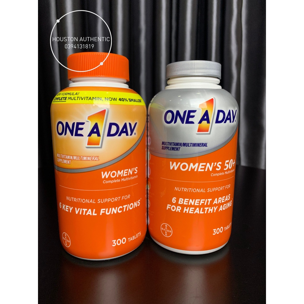 Vitamin Tổng Hợp cho phụ nữ One a Day Women 50+ 300 Viên _ Live mua hàng tại Mỹ