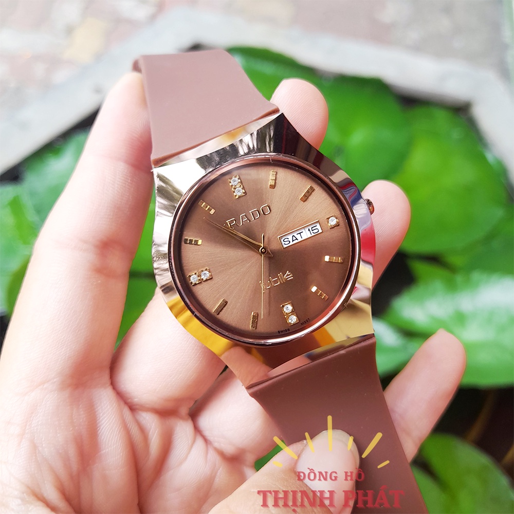 Đồng Hồ RD Nam Nữ Dây Silicon Siêu Bền Kính Sapphire Chống Nước