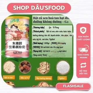 Bột củ sen mix hạt dinh dưỡng, bột củ sen bưởi đỏ hạt g2 dưỡng nhan, ăn kiêng