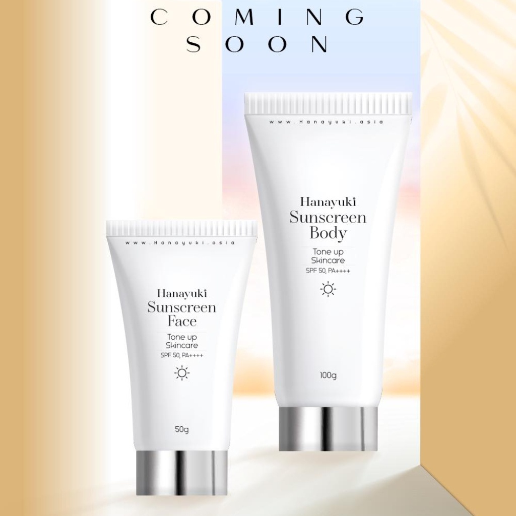 Kem Chống Nắng Hanayuki Sunscreen Face Nâng Tông Dưỡng Trắng SPF 50+/PA++++, Kem Chống Nắng Hanayuki Chính Hãng 50g CN02