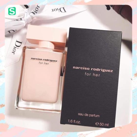 Nước hoa nữ hương phấn Narciso Rodriguez For Her EDP dung tích 100ml - Hương thơm sang chảnh cuốn hút  - bingchilling