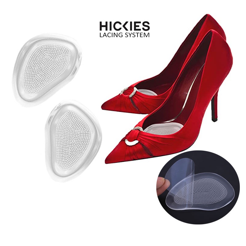 2 Miếng dán giày silicon - hickies lacing system cho giày, dép nam nữ giảm đau, mềm chân...