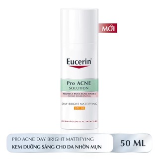 Kem dưỡng giảm mụn & chống nắng Eucerin Day Bright Mattifying SPF30 50ml