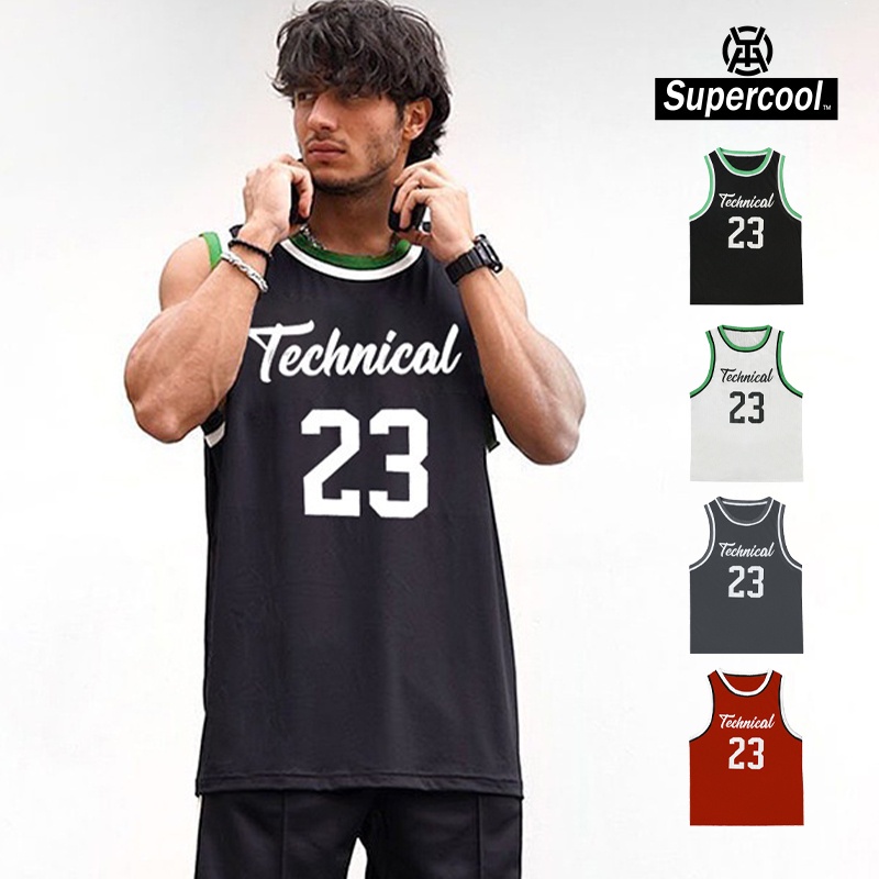 #SupercooL# Áo bóng rổ Thể Thao Nam Áo thun ba lỗ big size Áo Sát Nách tập gym tank top phong cách âu mỹ vải thoáng thun lạnh PE co nhanh khô cao cấp phối lưới thông thoáng thấm hút mồ hôi tốt nhiều màu chuẩn form chạy bộ chuyên Streetwear thể dục