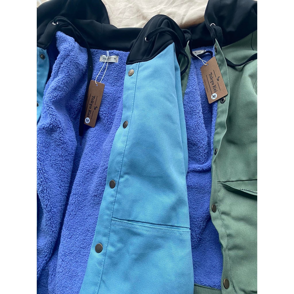 Áo Khoác Kaki Tokyokei TAH73 Lót lông Siêu Ấm Cho Mùa Đông