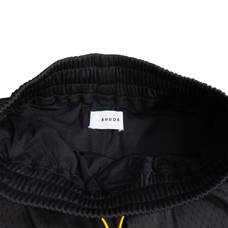 Quần Short Thể Thao Phối Lưới Màu Cầu Vồng Phong Cách Đường Phố Mùa Hè Cho Nam