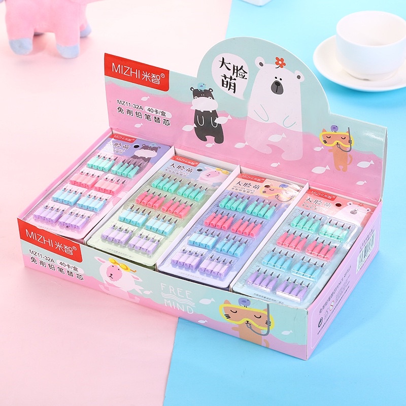 Ngòi chì đốt dễ thay thế 1 lốc 32 ngòi thay cho 3 bút