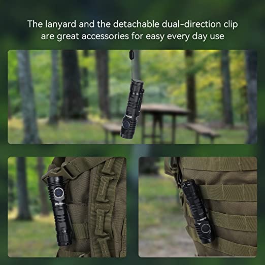 Đèn Pin Sạc Wukkos FC13 18650 Max 3500LM XHP50.2 LED EDC 360M IP68 2.0 Chuyên Dụng