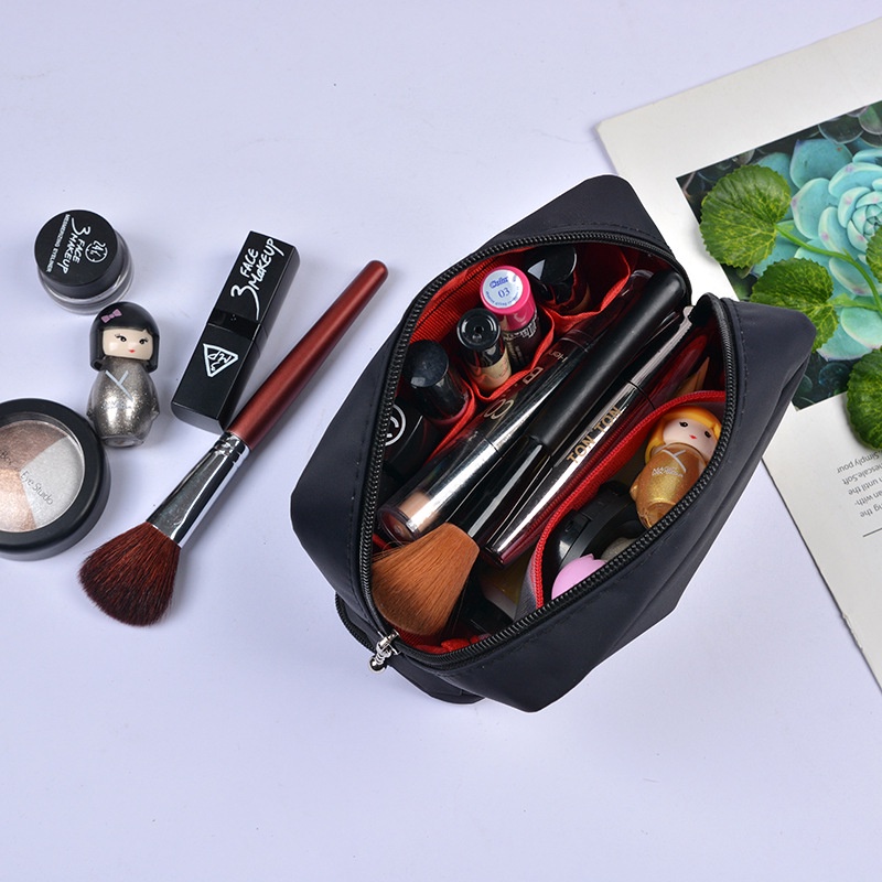 Túi Đựng Cọ Trang Điểm Hai Lớp Tiện Lợi Khi Đi Du Lịch