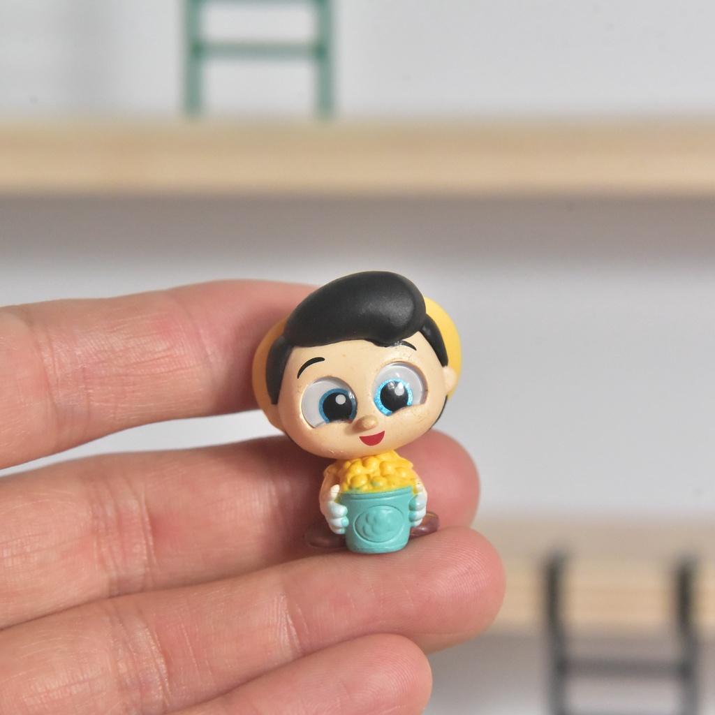 Búp Bê Mắt Kính Ba Mắt Hoạt Hình Disney Stitch Ursula Mickey Dễ Thương Trang Trí