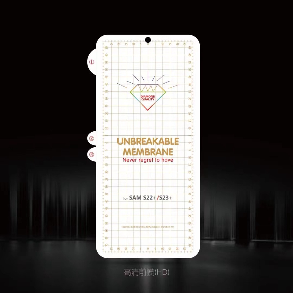 Miếng Dán Hydrogel Vô Hình Siêu Mềm Cho Samsung Galaxy S23 Galaxy S22 Ultra S23 + S21 Plus