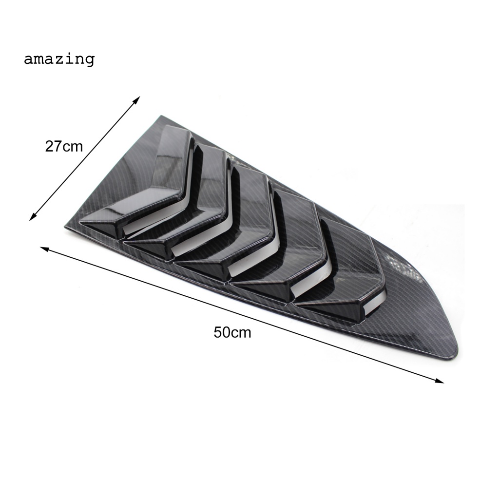 Bộ 2 Khung Cửa Sổ Bên Hông Họa Tiết Sợi Carbon Cho Ford Mustang 15-17