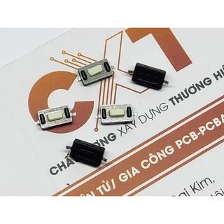Nút nhấn smd 2 chân 3x6x2.5 mm trắng, nút nhấn 3x6