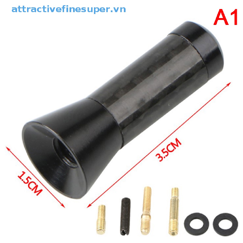 1 Ăng Ten Sợi carbon Trang Trí Xe Hơi 3.5CM 8CM 12CM 28CM