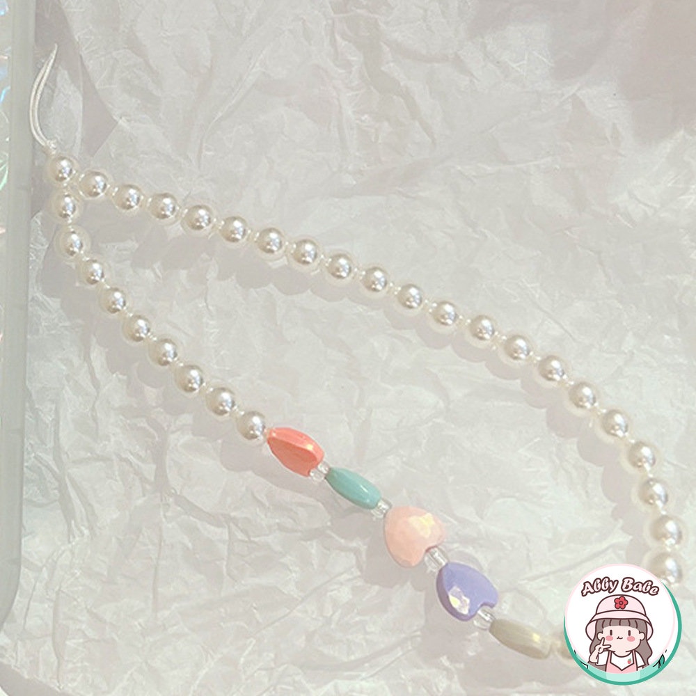 Ốp Điện Thoại Màu Kẹo Hình Trái Tim 3D Có Dây Đeo Cho IPhone 14 13 12 11 Pro Max XS Max XR