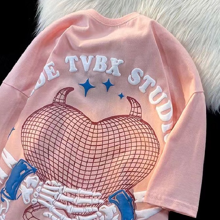 NRVP Áo Thun 100% Cotton Tay NgắN Plus Size Cho Nam Và Nữ