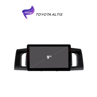 Mặt dưỡng toyota altis 2003-2007 mặt dưỡng lắp dvd android 9inch có jack nguồn zin
