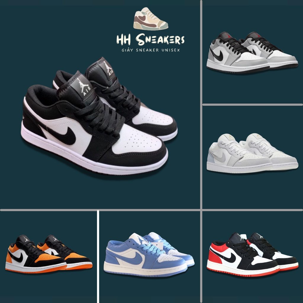 Giày Jordan cổ thấp hàng 11 cao cấp - Giày thể thao nam nữ Jordan thấp cổ đủ màu hot trend 2022 Full