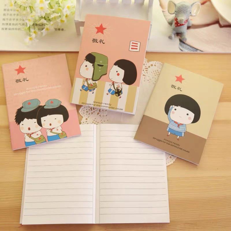 Sổ tay mini cầm tay A7 dễ thương làm quà tặng, phần thưởng cho các bạn nhỏ