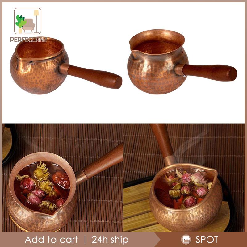 Set 2 Ấm Pha Cà Phê Tay Cầm Bằng Gỗ Handmade