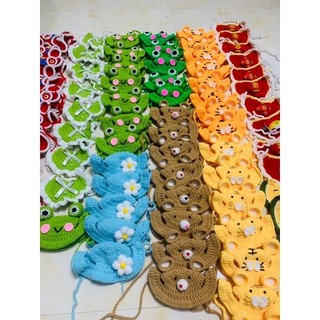 Mũ nón yếm len handmade cho chó mèo thú cưng