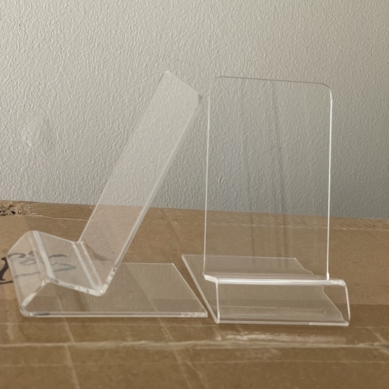 Đế, kệ trưng bày điện thoại, ví da, sản phẩm…Mica cao cấp  trong suốt