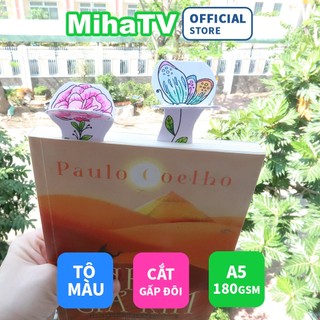 Bookmark thiết kế, tô màu thủ công | MihaTV mỹ thuật sáng tạo | A5 180gsm